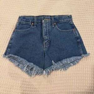 Wrangler High Waist Denim Shorts